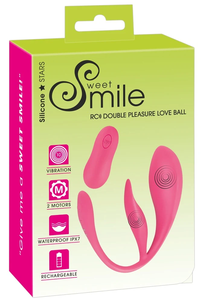 Sweet Smile RC Double Pleasure Love Ball 26 cm vibrator