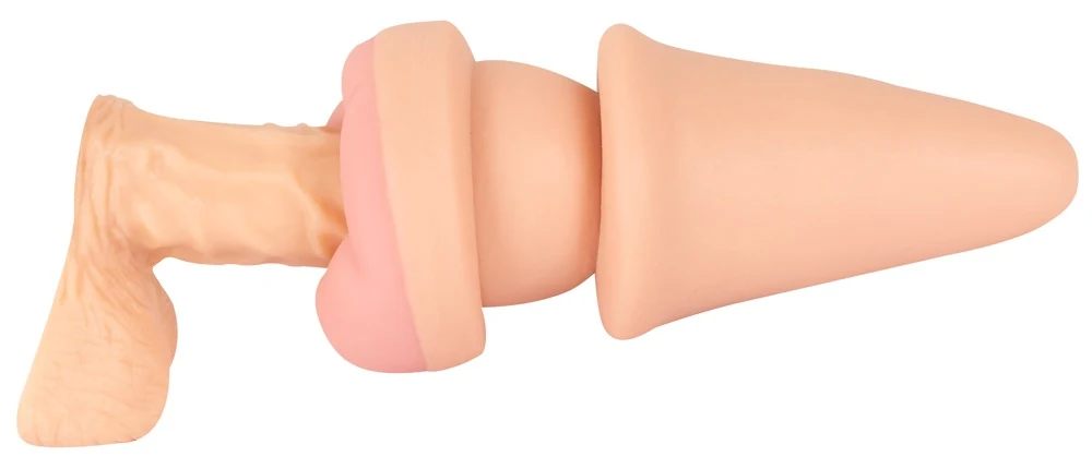 Nature Skin 2in1 Butt Plug Extension 19,5 cm anal toy