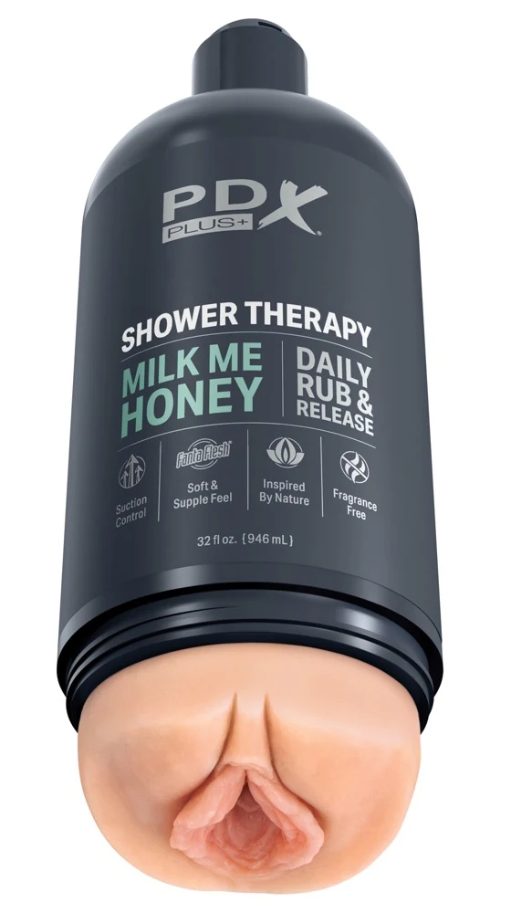 PDX Plus Shower Therapy Milk Me Honey masturbator