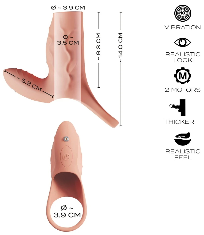 Realistixxx RealSleeve Clit penishülle