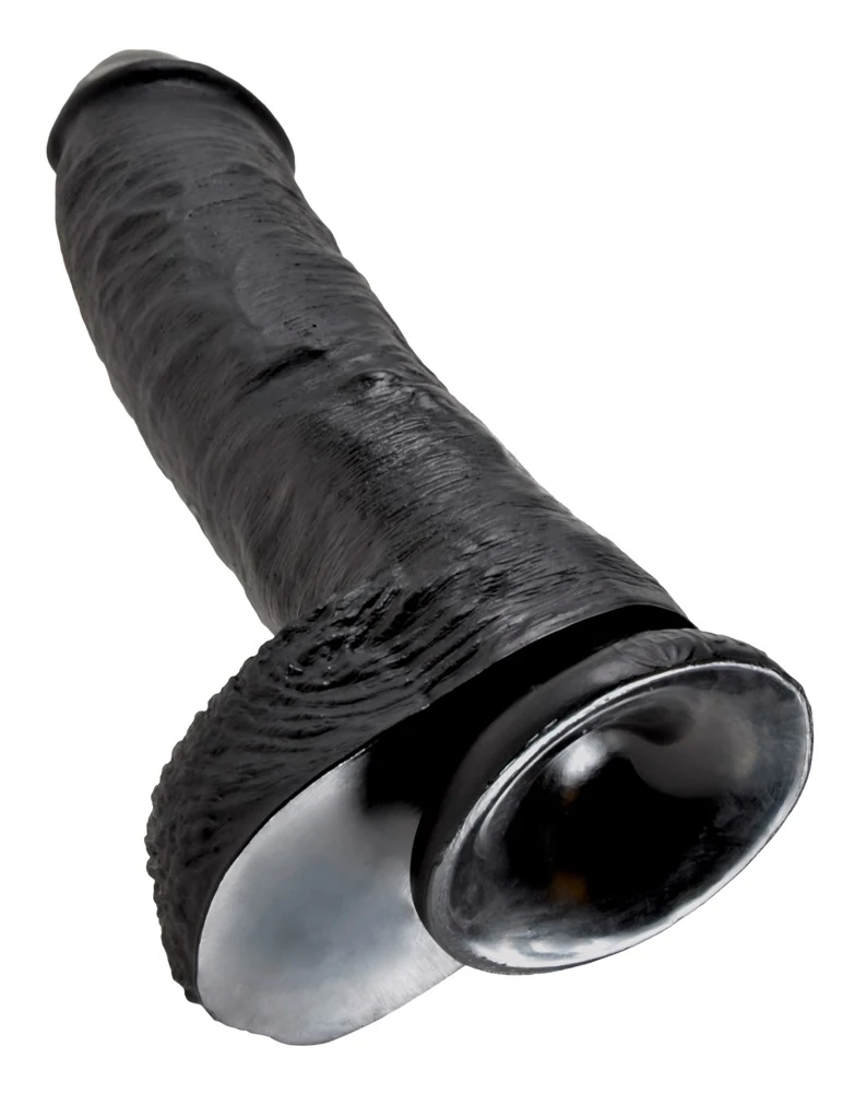 Realistische dildo met zuigvoet 25,4 cm