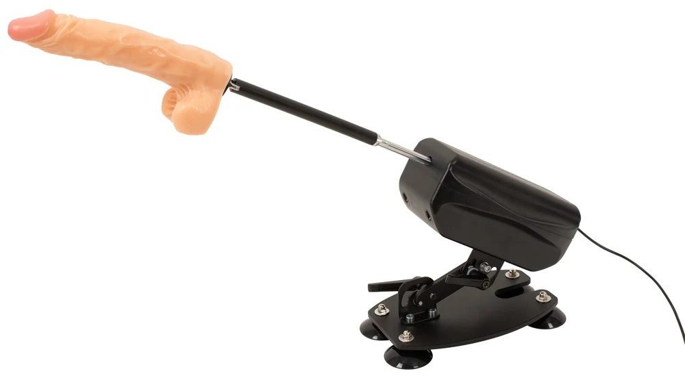 Compacte RC seksmachine met dildo's en masturbator