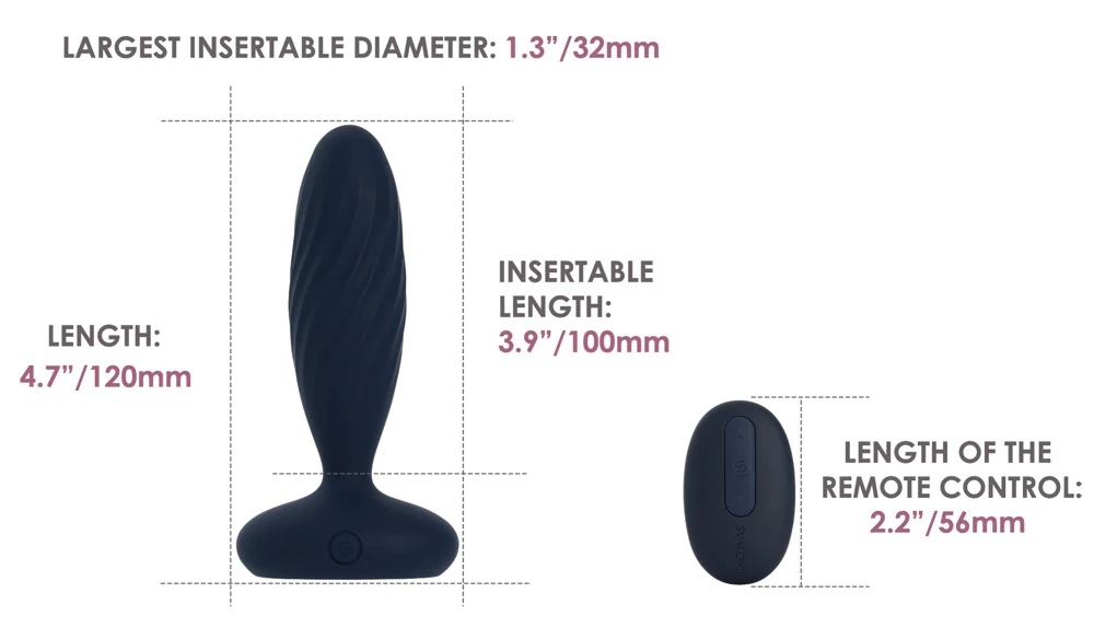 SVAKOM Jordan 12 cm anal toy