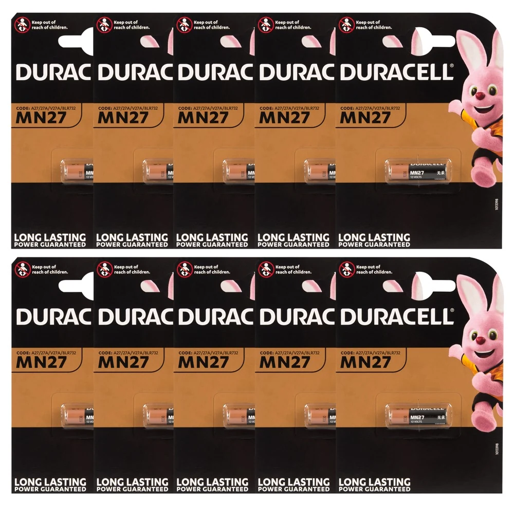 Duracell Batterie 27A 10 x 1er batterien