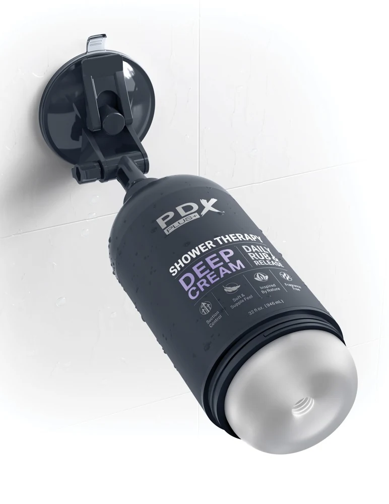 PDX Plus Shower Therapy Deep Cream masturbator