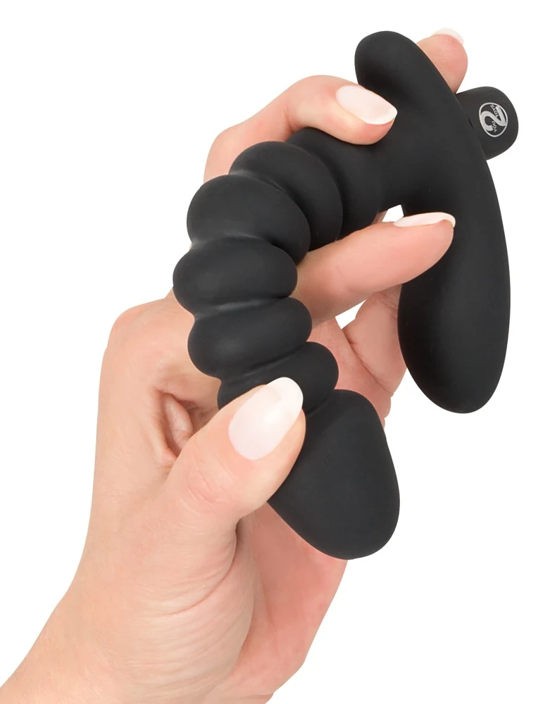Black Velvets Vibrating plug medium 17 cm vibrator