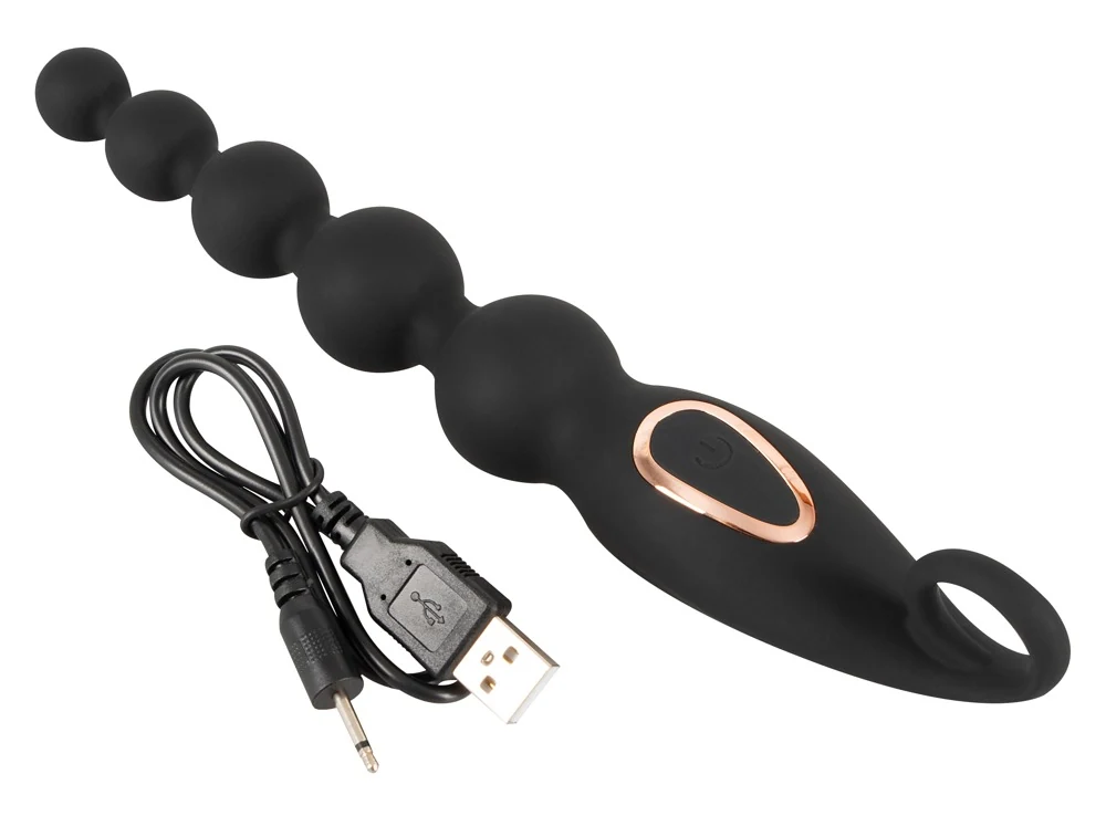 ANOS Anal Beads with Vibration 22,1 cm toy