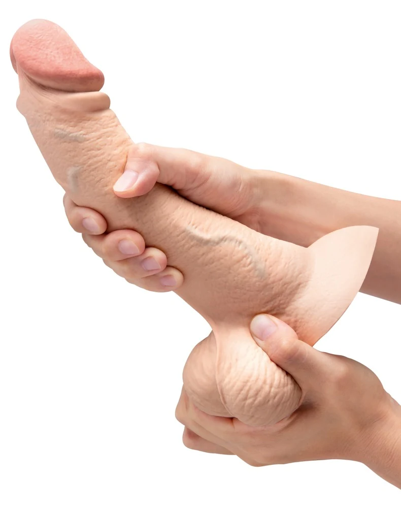 b-Vibe Slipskin curvy 22,3 cm dildo