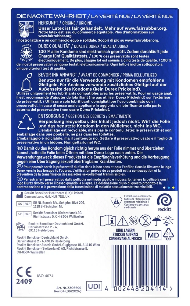 Durex Performa condooms 10 stuks 56 mm