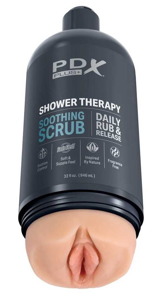 PDX Plus Shower Therapy Soothing Scrub masturbator