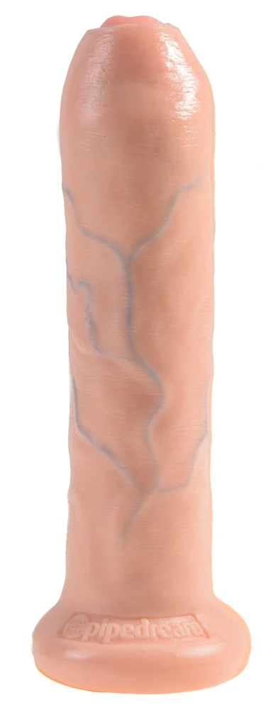 King Cock 7“ Uncut with Strap-On Harness