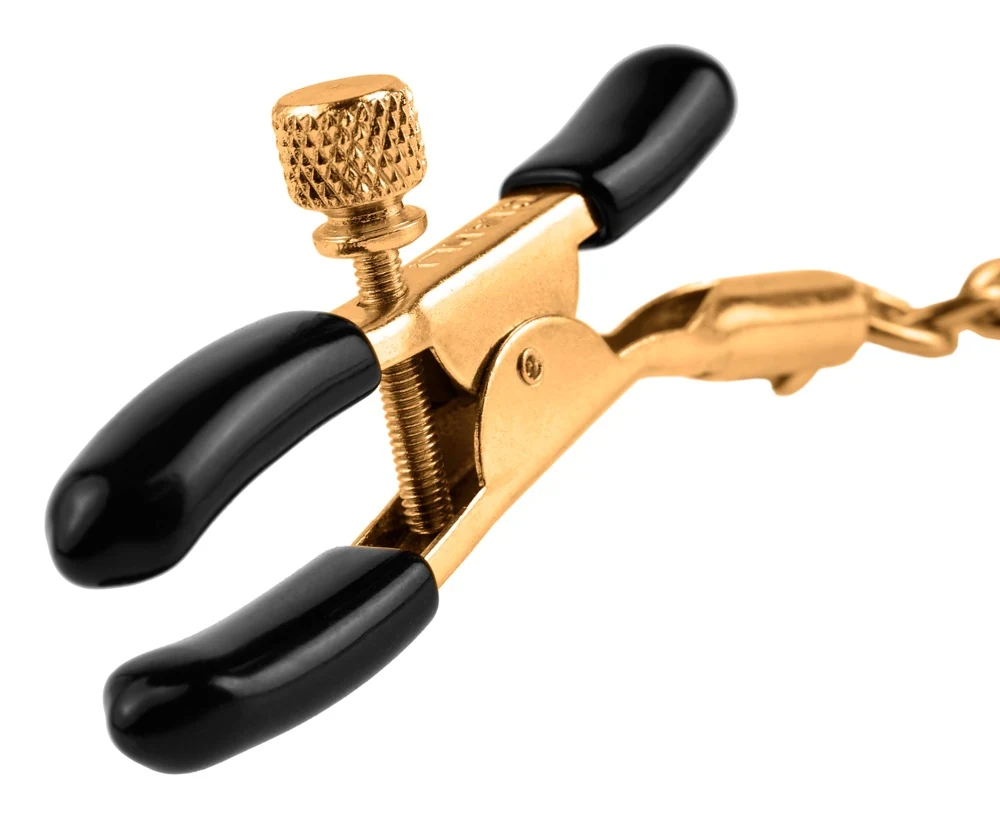 FF Gold Nipple Clamps ketten klemmen