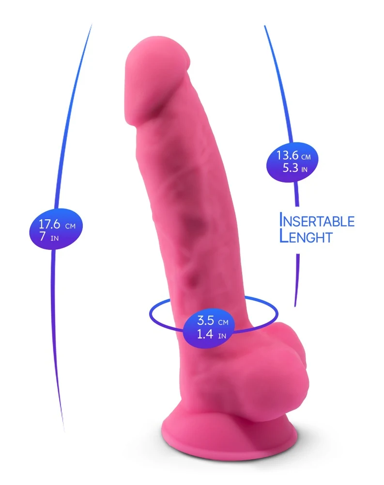 SILEXD Model 1 Glow in the Dark 17,6 cm dildo