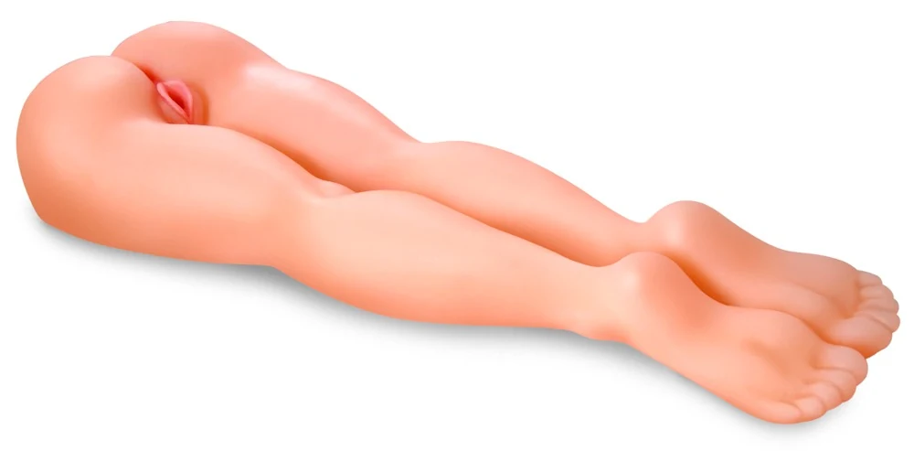 Torso masturbator met benen en voeten