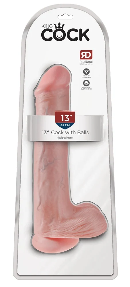 King Cock 13“ with Balls 33 cm dildo
