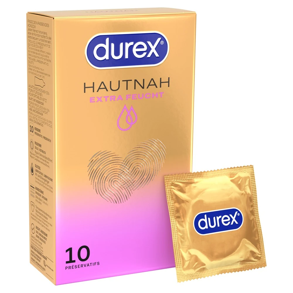 Durex Hautnah Extra Moist Condooms 10 Stuks