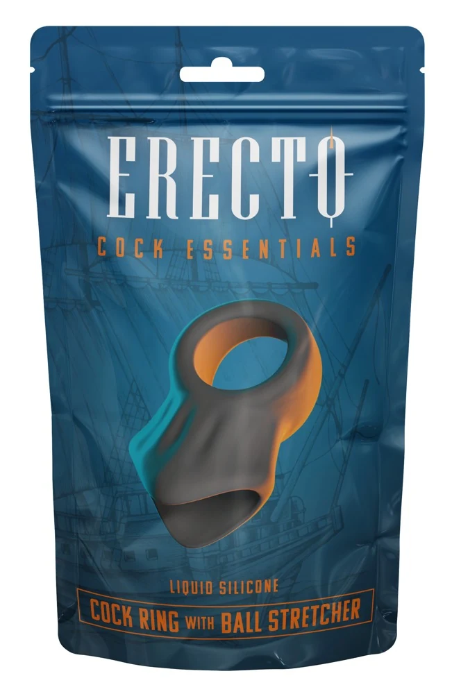 Erecto Cock Ring with Ball Stretcher penisring