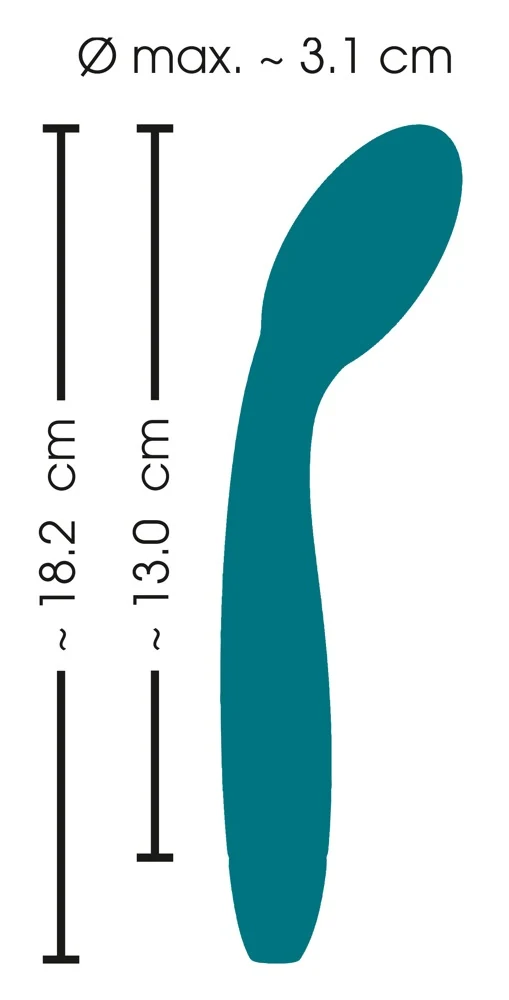 Sweet Smile Vibrator with a Nodding Head 18,2 cm