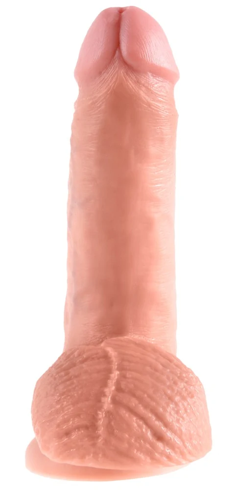 King Cock 7“ with Balls 17,8 cm dildo
