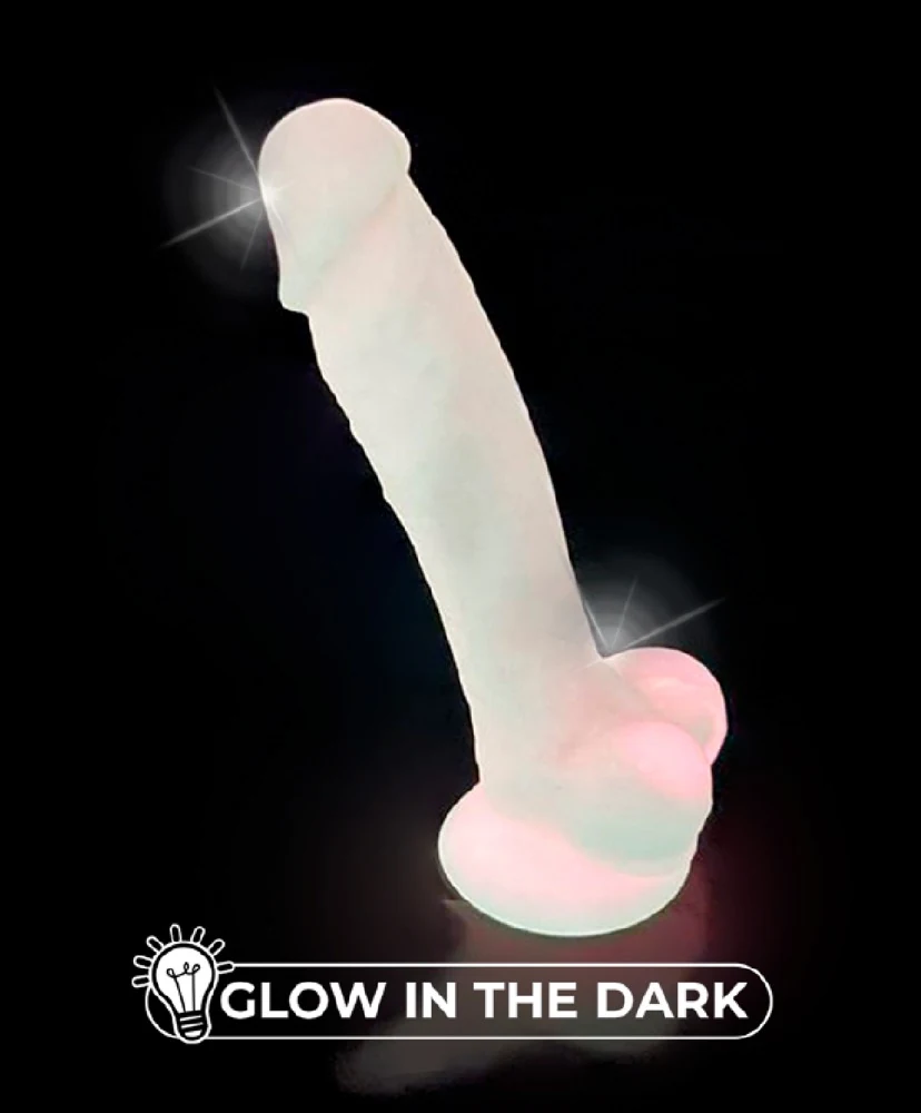 SILEXD Model 1 Glow in the Dark 17,6 cm dildo