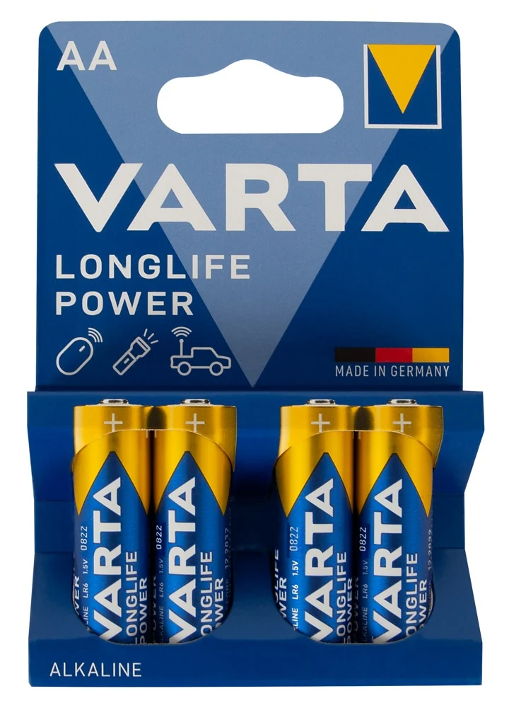 Varta Batterien AA 4er zubehör