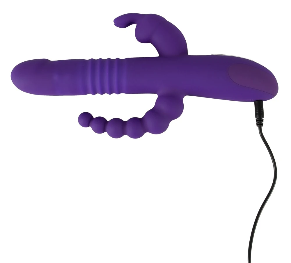 Sweet Smile Thrusting Pearl Triple Vibrator
