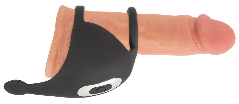 Rebel Cock ring with RC ball massager penisring