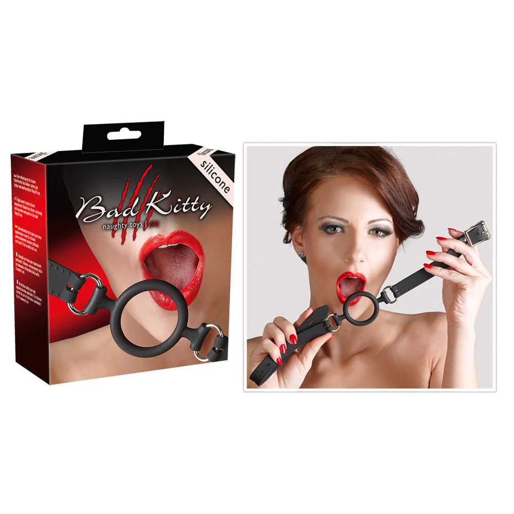 Bad Kitty Silikon-Ring-Knebel masken knebel