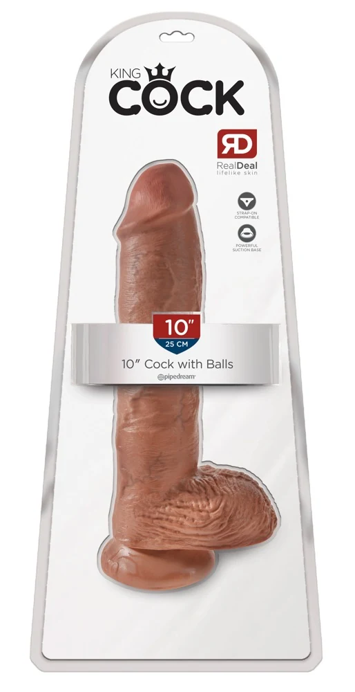 King Cock 10“ with Balls 25,4 cm dildo