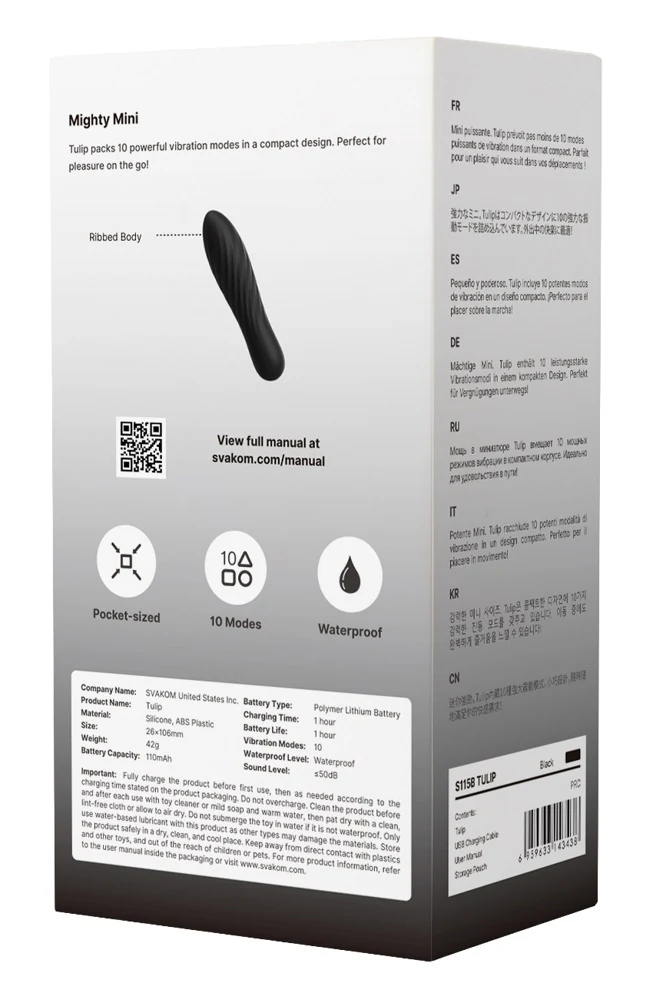 SVAKOM Tulip 10,6 cm vibrator