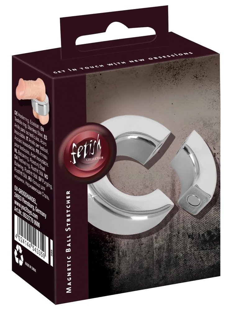 fetish Collection Magnetic Ball Stretcher penisring