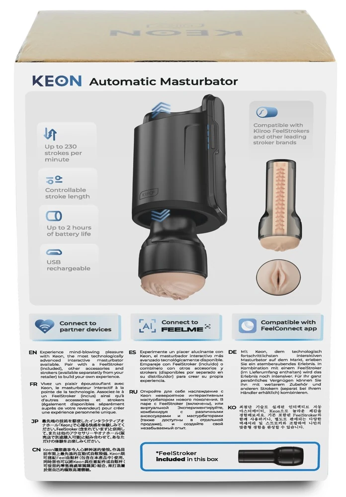 Kiiroo Keon WiFi Combo Set masturbator