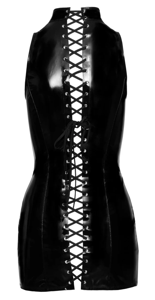 Black Level Kleid aus Lack