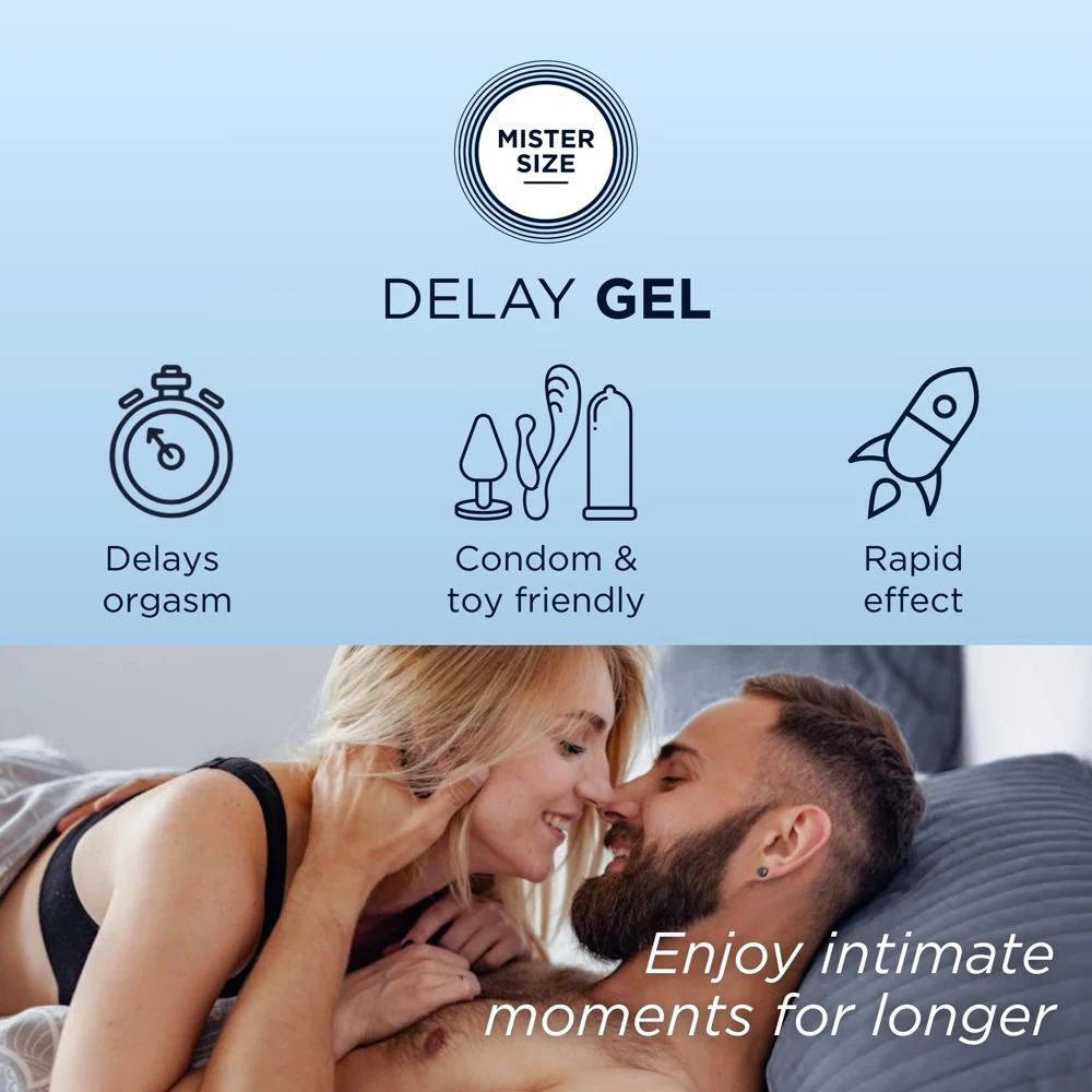 Mister Size Delay Gel stimulierende gele sprays