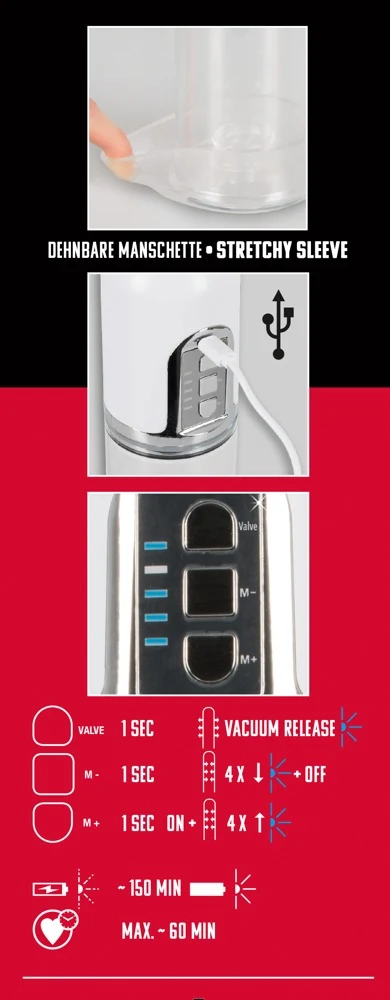 Automatische vacuümpomp met USB