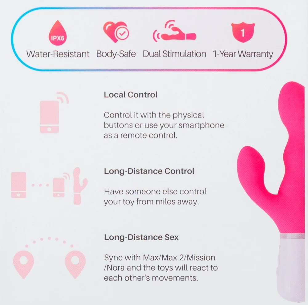 Lovense Nora 24,2 cm vibrator