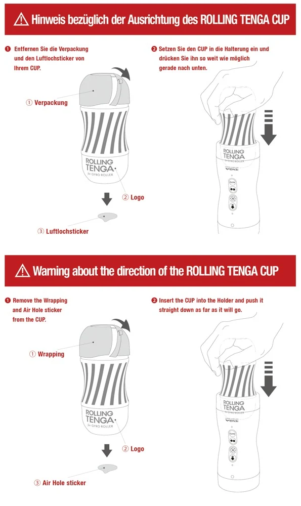 TENGA Vacuum Gyro Roller masturbator