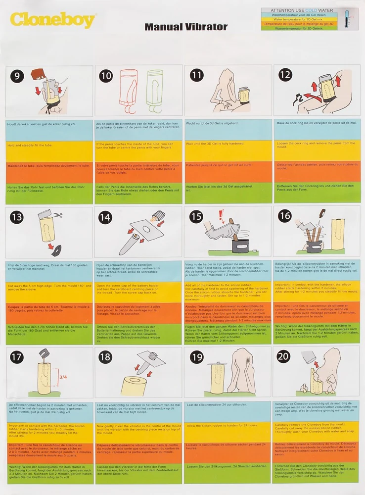 Cloneboy gepersonaliseerde vibrator afdrukset