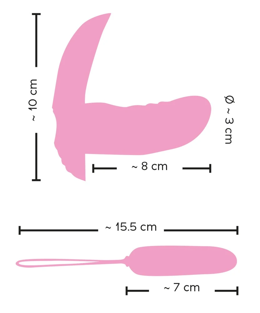 Sweet Smile RC Panty Vibrator 7,5 cm