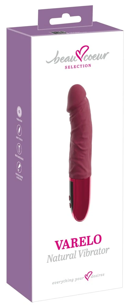 beau coeur VARELO Natural Vibrator 23 cm