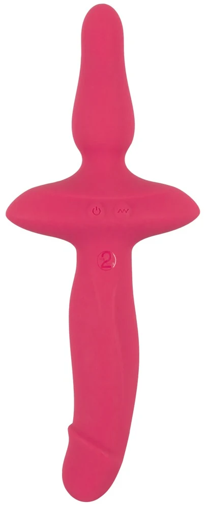 Couples Choice 2in1 Vibrator Butt Plug 26 cm