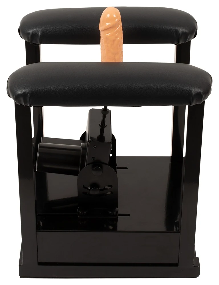 The Banger Sit-On-Climaxer seksmachine met dildo