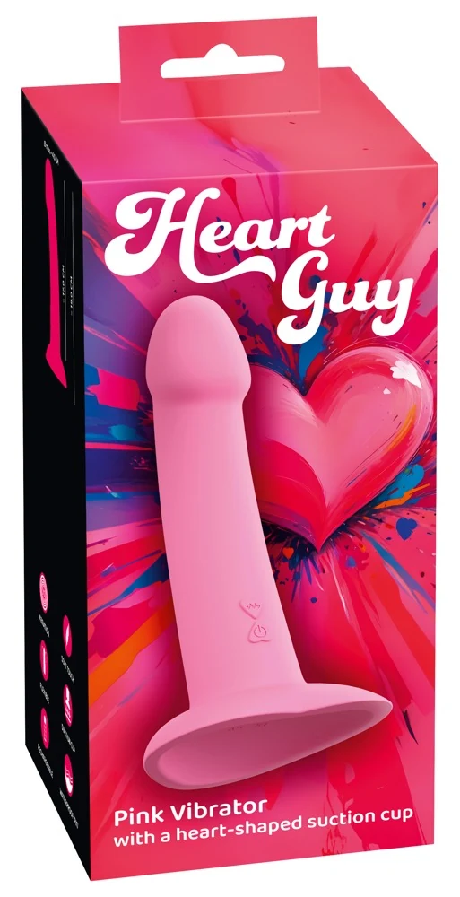 You2Toys Heart Guy Pink 19 cm vibrator