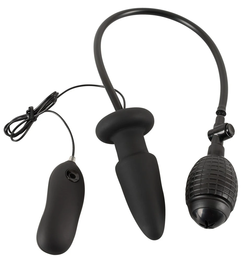 You2Toys Inflatable Vibrating Butt Plug 12,2 cm anal toy