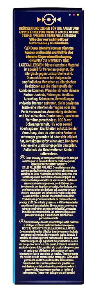 Durex Intensity latexvrije condooms 61 mm