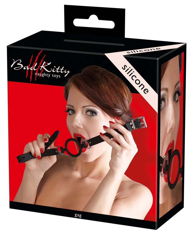 Bad Kitty Silikon-Ring-Knebel masken knebel