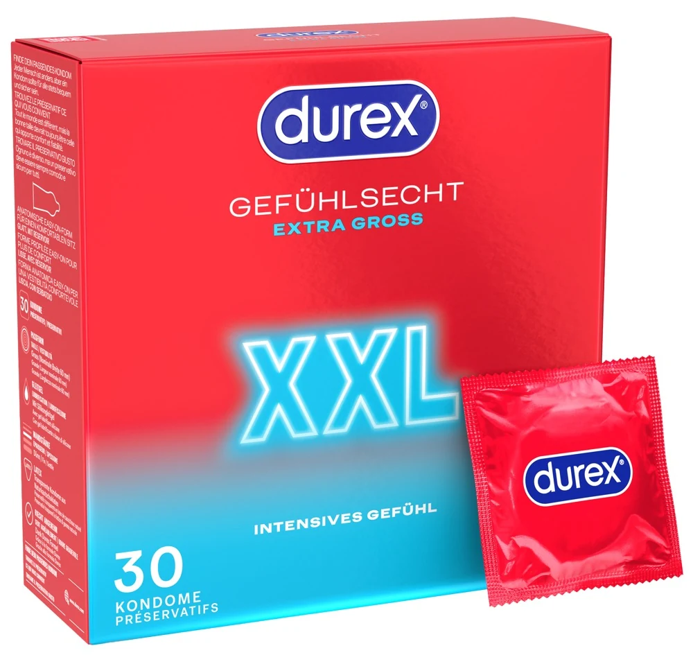 Durex Gefühlsecht XXL condooms