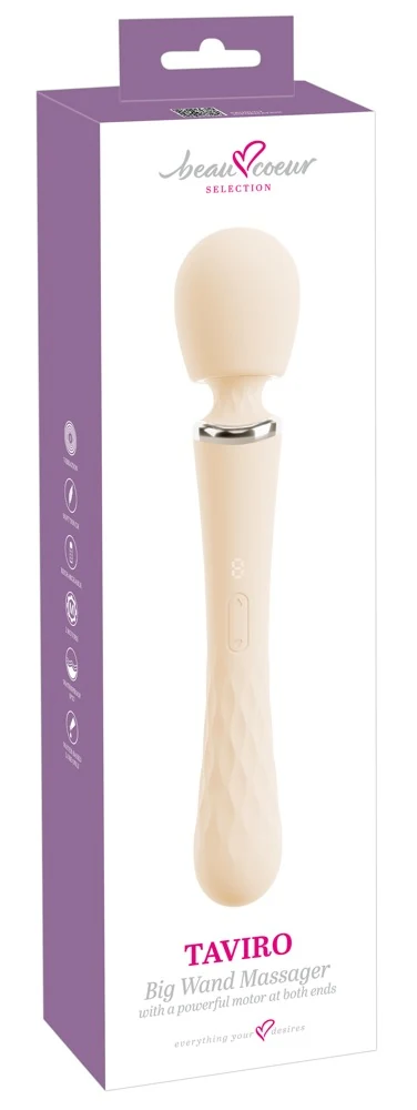 beau coeur TAVIRO Big Wand Massager 31,7 cm vibrator