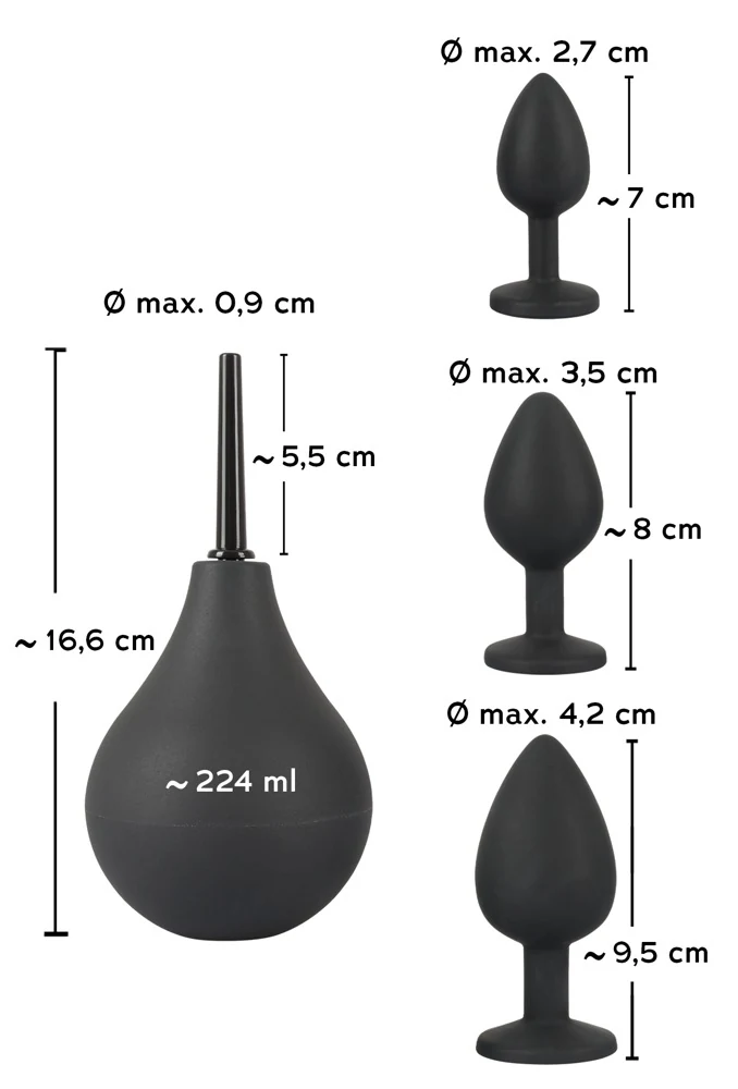 Black Velvets Anal Kit toy