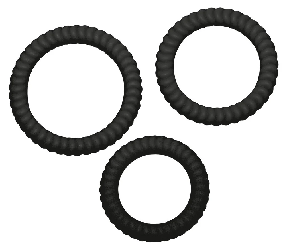 Siliconen penisringen set van 3